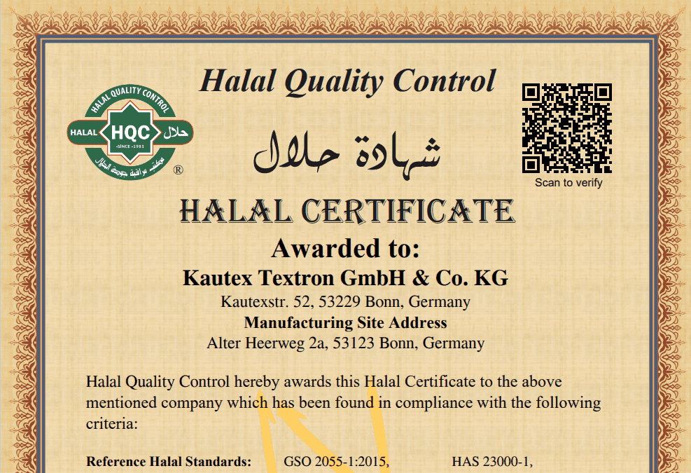 Halal Certificate Duisdorf